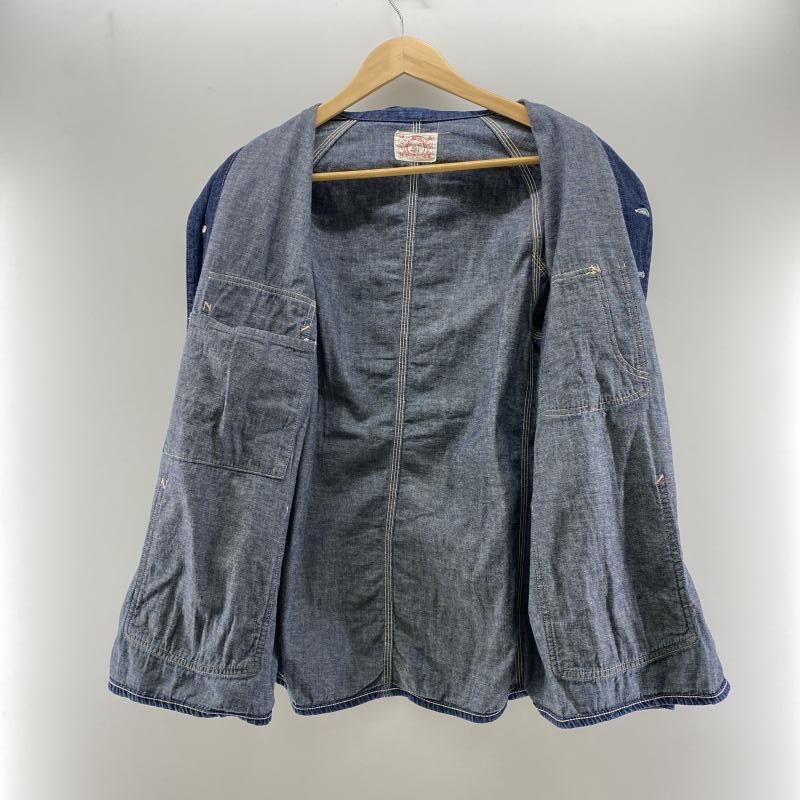 中古】EVISU デニムカバーオール インディゴ サイズ40 エヴィス[24