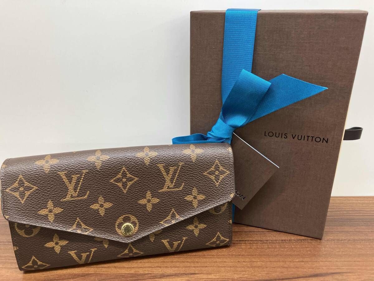 現状品 LOUIS VUITTON M60531 ポルトフォイユ・サラ モノグラム ルイ 