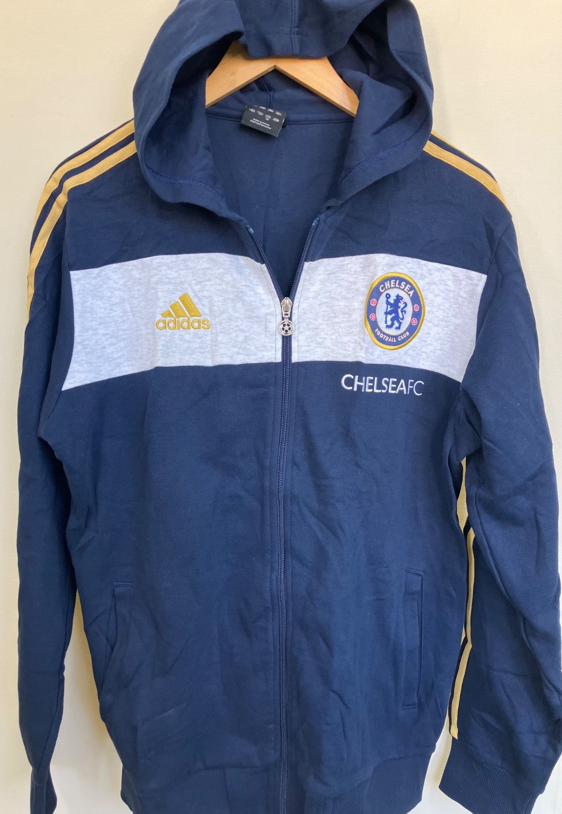 Chelsea FC adidas フルジップフーディ パーカー - メルカリ