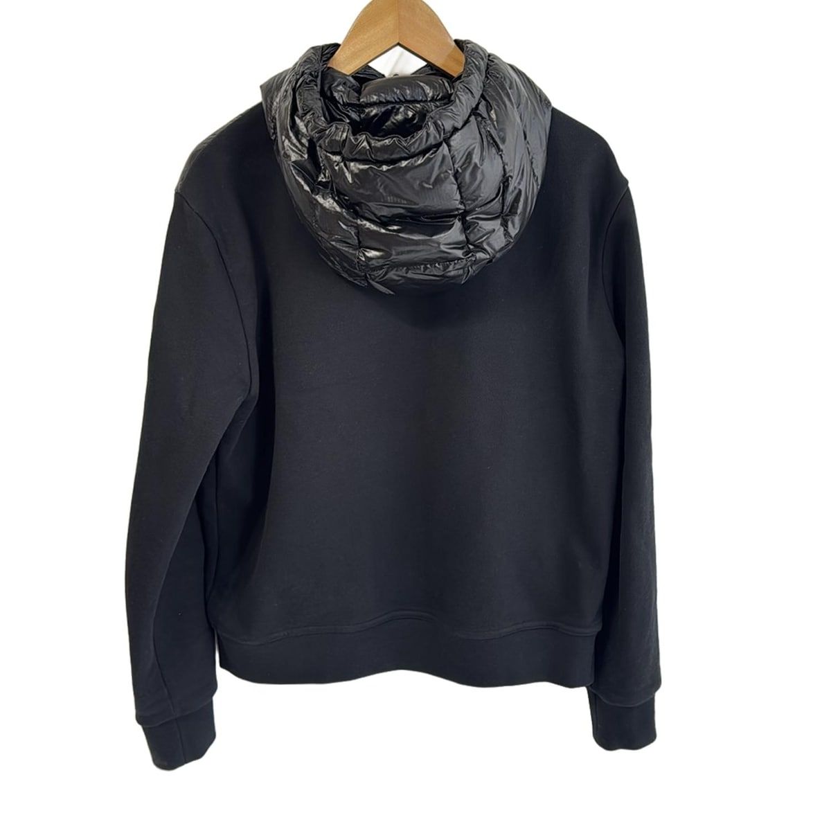 MONCLER(モンクレール) パーカー サイズL メンズ美品 MAGLIA 黒×白