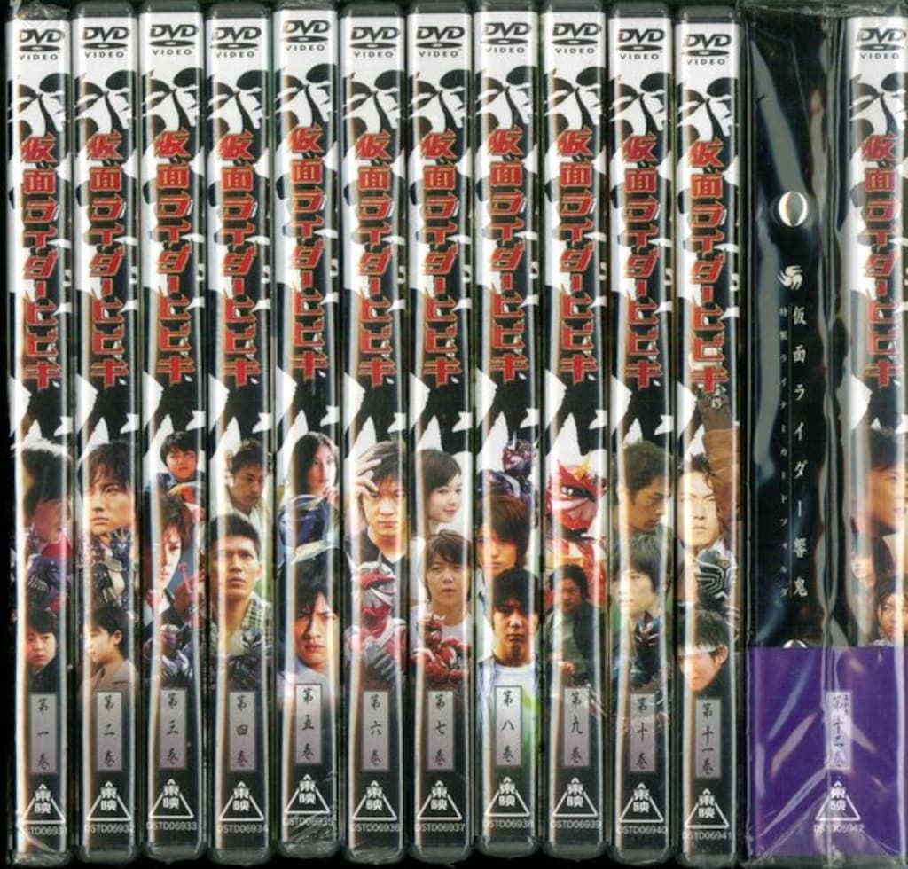 DVD 特撮DVD 初回仕様)仮面ライダー響鬼 全12巻セット