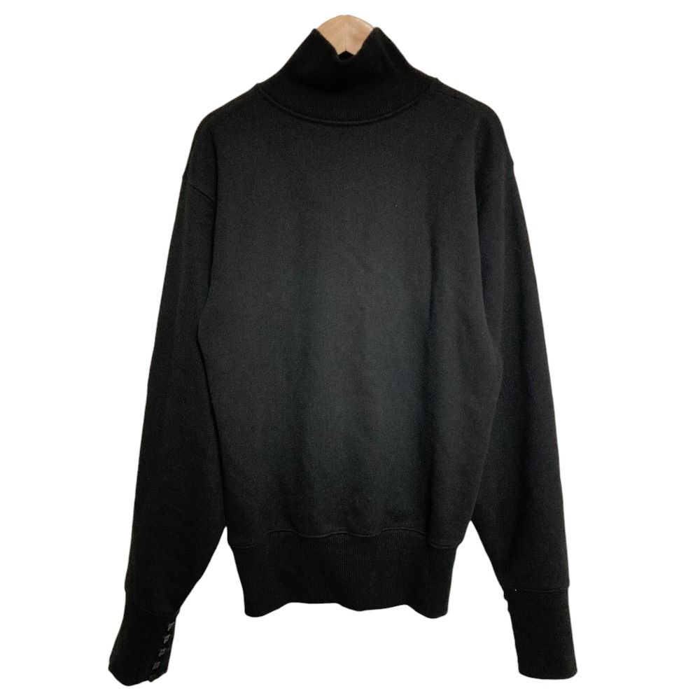 美品 23AW CITYSHOP シティショップ THE MOOD BUTTON ハイネックスウェットトレーナー F ブラック レディース 古着 中古 USED CITYSHOP - 美品 23AW CITYSHOP シティショップ THE MOOD BUTTON
