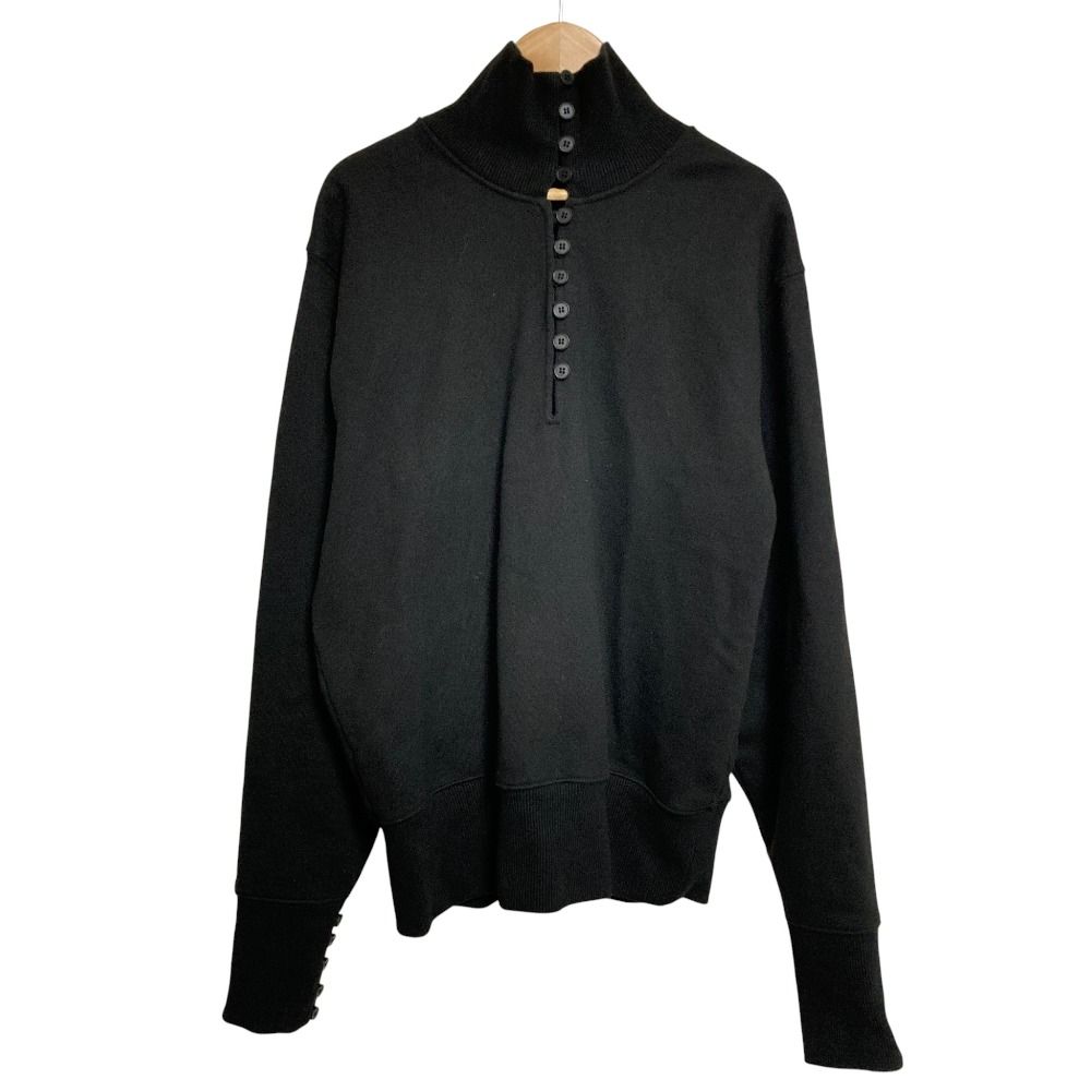 美品 23AW CITYSHOP シティショップ THE MOOD BUTTON ハイネックスウェットトレーナー F ブラック レディース 古着 中古 USED 美品 23AW CITYSHOP シティショップ THE MOOD BUTTON ハイネック