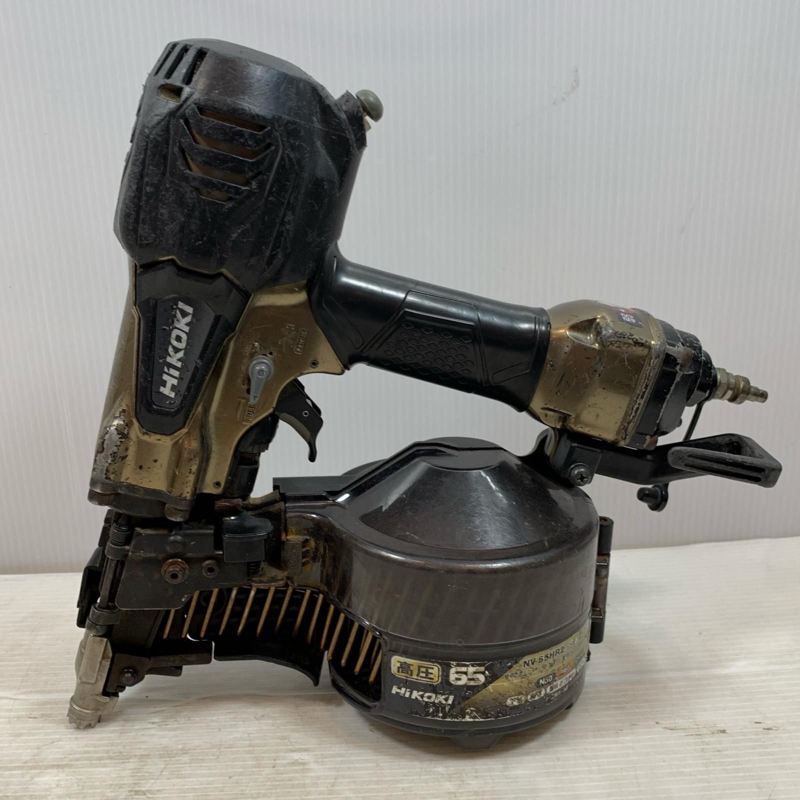κκHiKOKI ハイコーキ エアツール ロール釘打機 ケース付 高圧 110084 NV 65 HR 2 ブラック