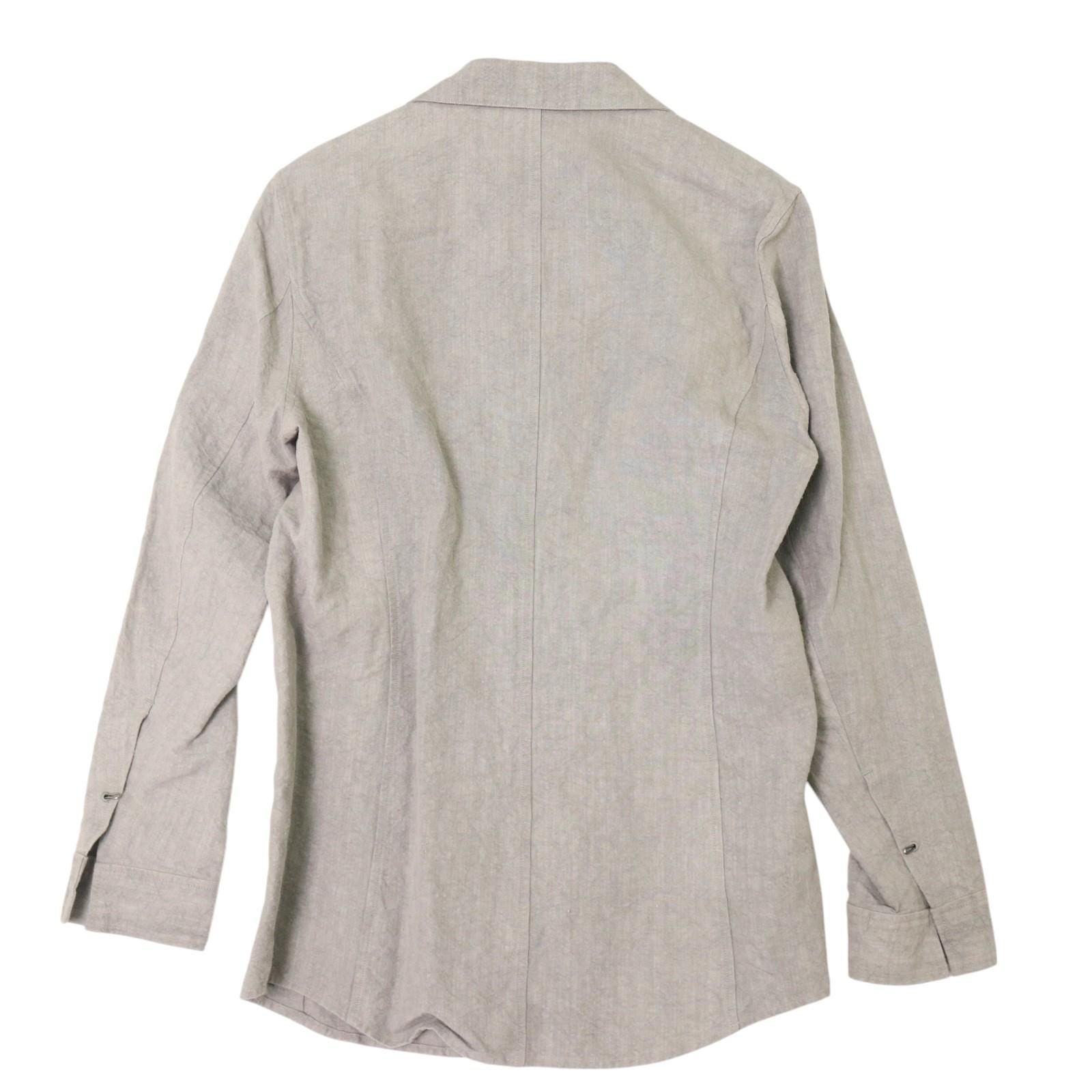 hook shirt coat 【4894LN48E 】フックシャツコート Mサイズ グレー