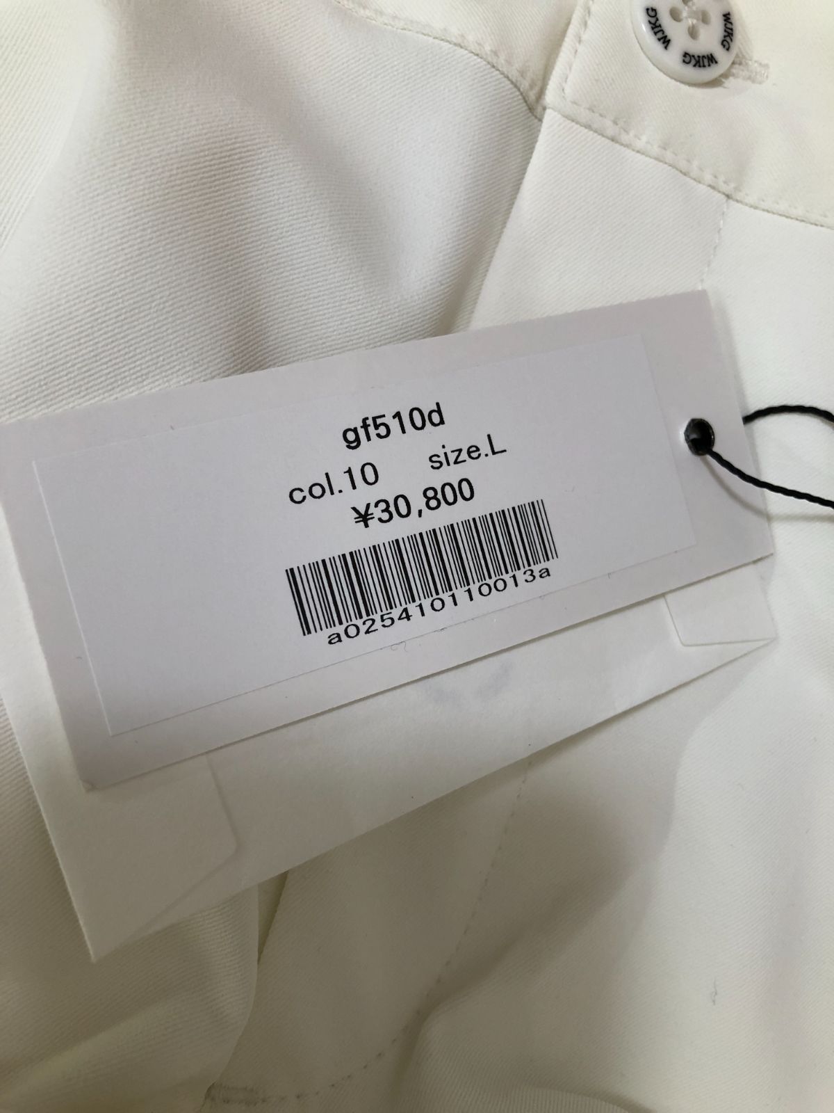 コ【wjk】ダヴルジェイケイジー -GOLF-WJKG- WOVEN PANTS スリムパンツ