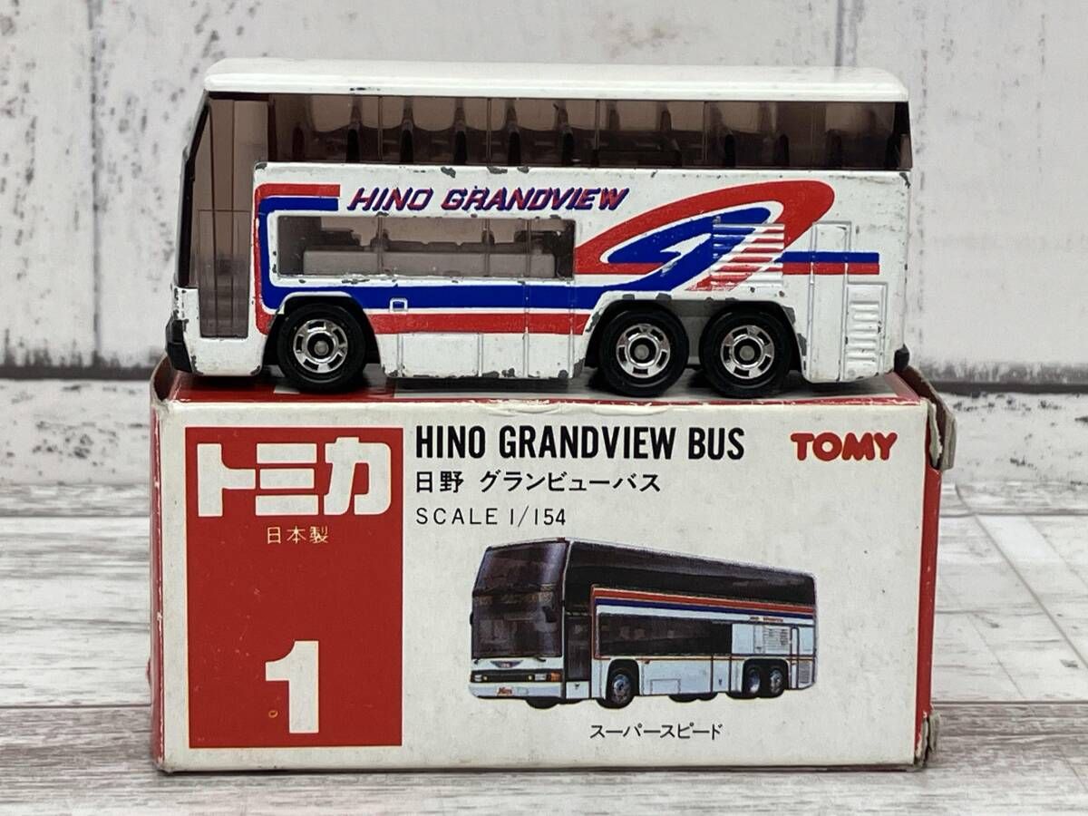 トミカ 日本製 日野 グランビューバス - メルカリ