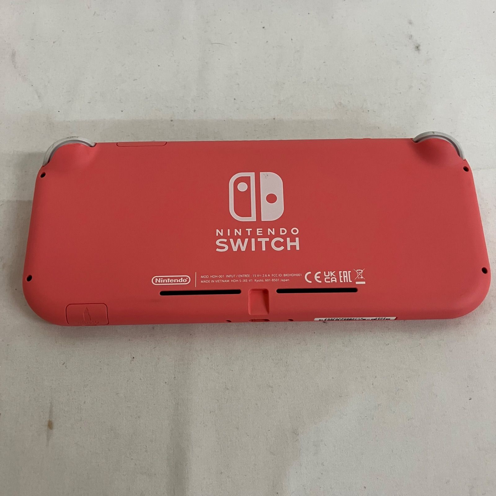中古 Nintendo Switch Lite スイッチライト コーラル 本体 YD2014 c090