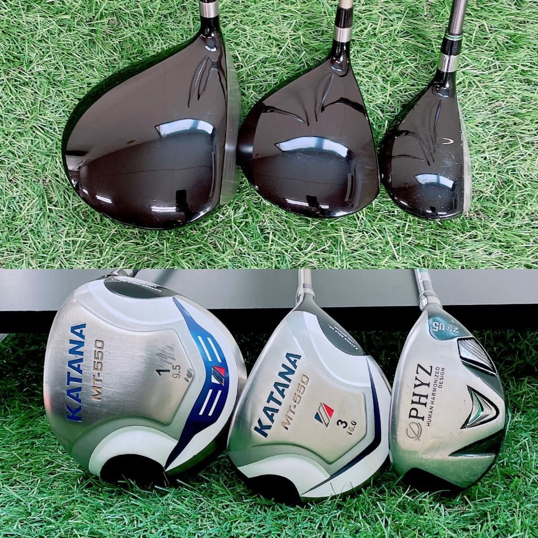 カタナ 初心者 メンズ ゴルフクラブ フルセット 11本 コースデビュー