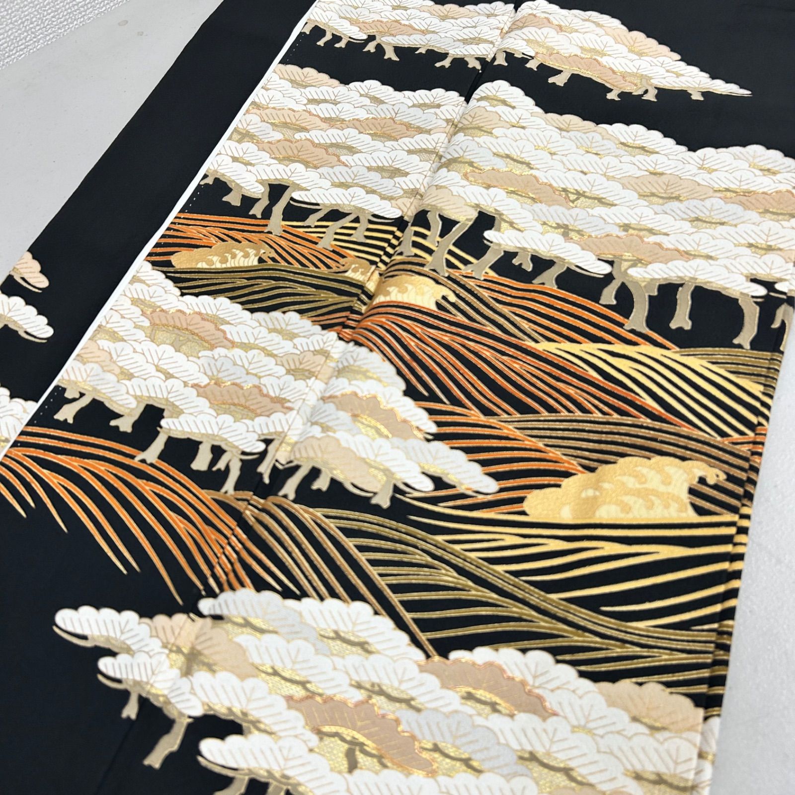 黒留袖 着物 正絹 3着 黒留袖まとめ売り リメイク材料 m-952 - メルカリ