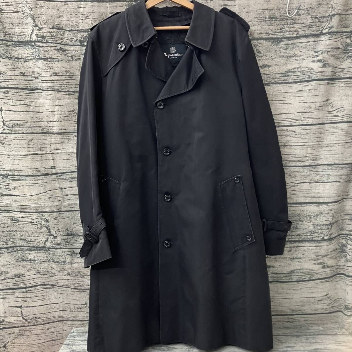 Aquascutum アクアスキュータム トレンチコート 2204451504-99 BLK