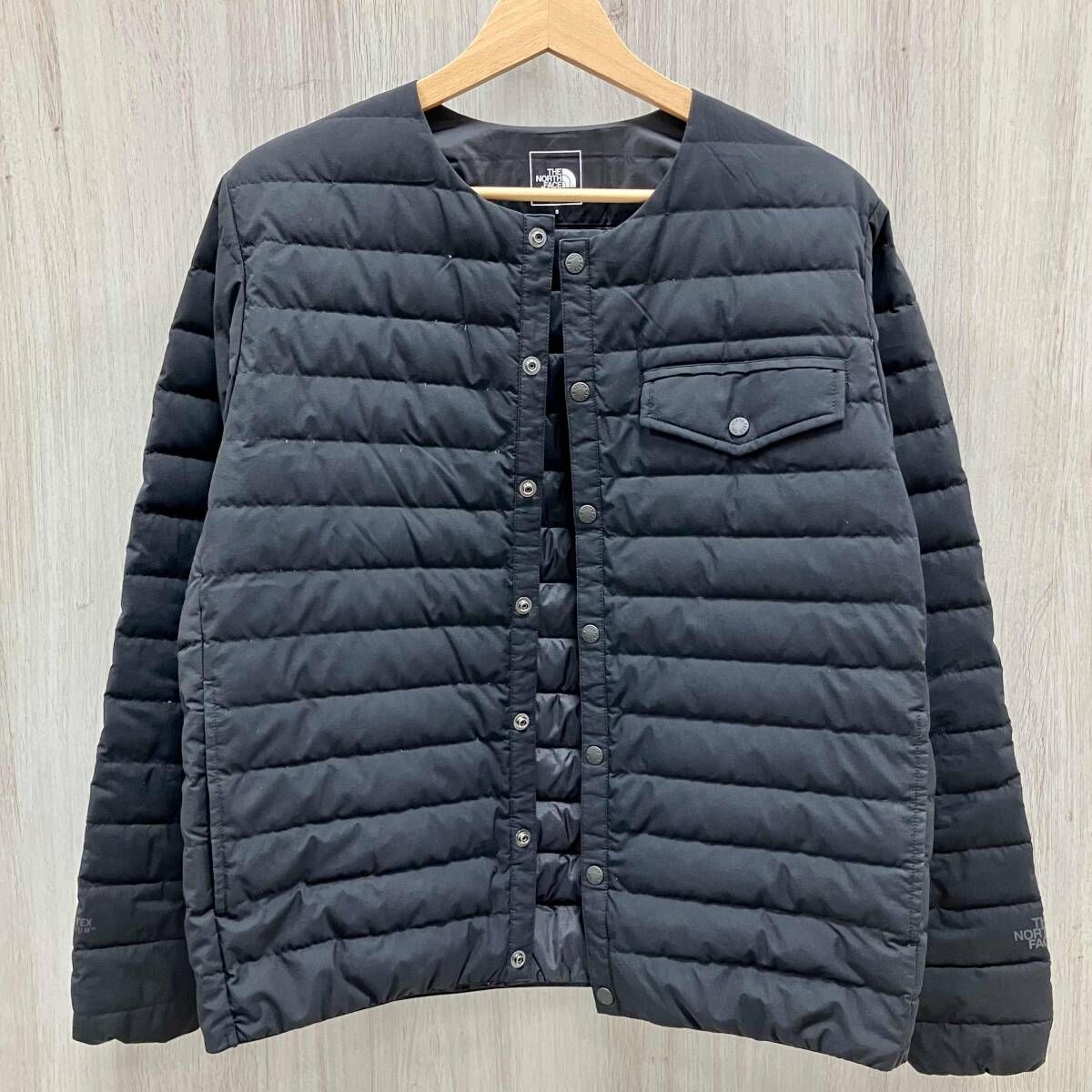 ジャケット・アウター SHELL DOWN JACKET BLACK THE NORTH FACE /ダウンジャケット/WS zepher Shell Cardigan ND92262