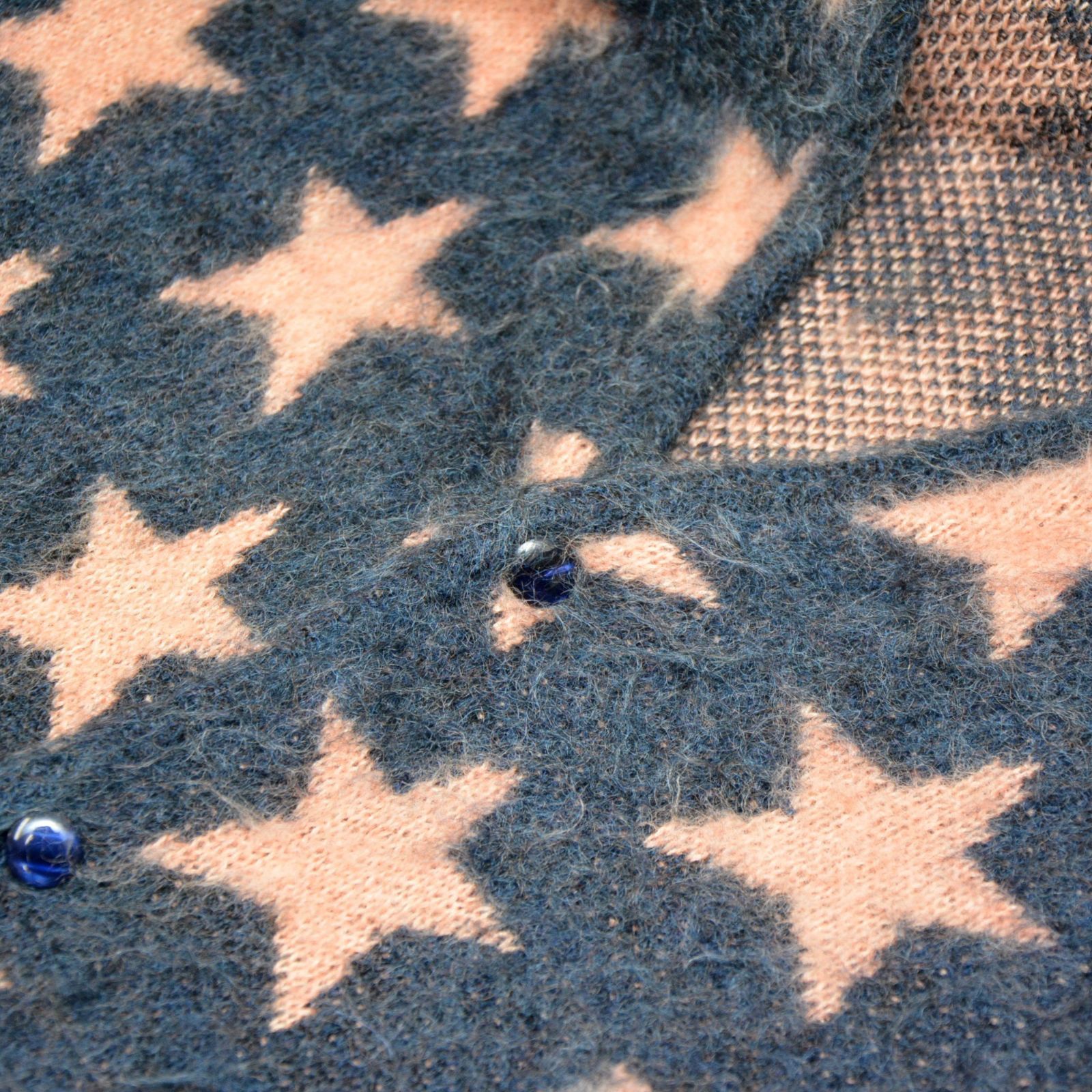 Needles ニードルズ 2020AW Mohair Cardigan Star 星柄モヘア 