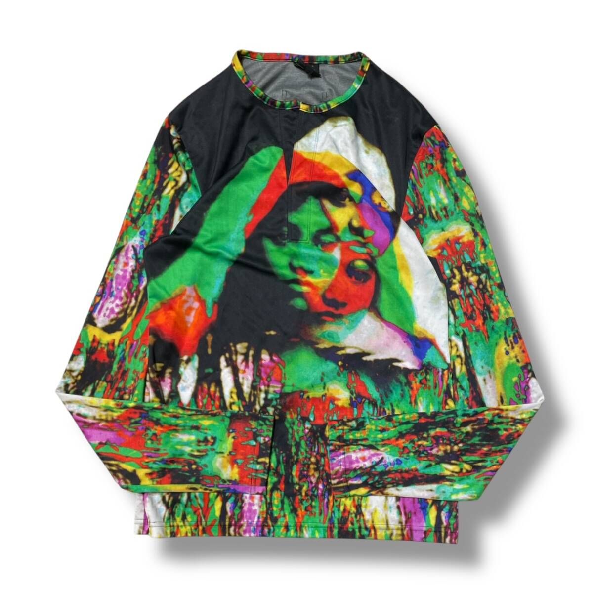 Jean 00s archive JEAN PAUL GAULTIER HO MME 長袖Tシャツ PSYCHEDELIC 