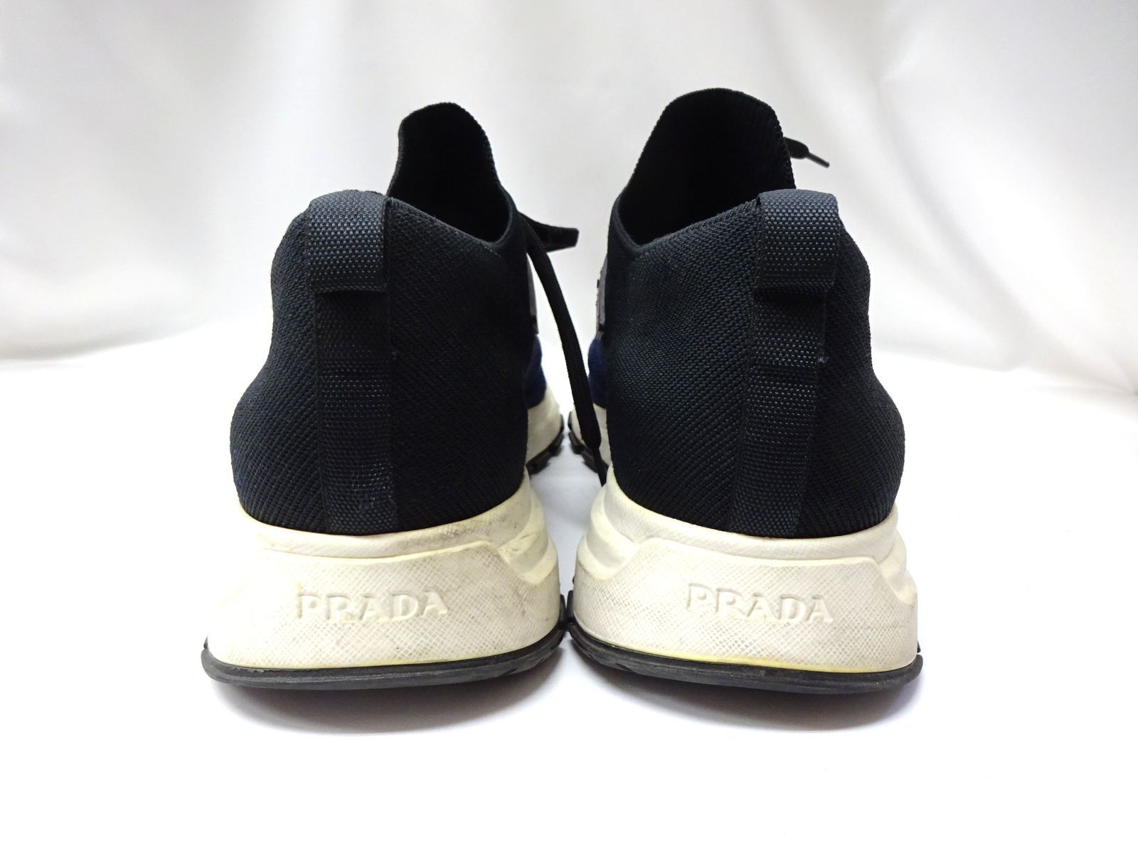 PRADA プラダ ニット スニーカー ソックス 4E3393 ロゴ グラデーション 