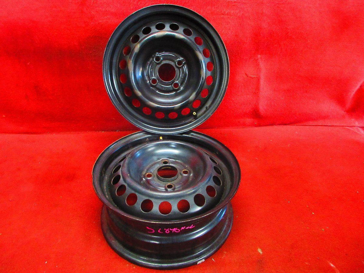 ホンダ フィット GK系 純正 スチール ホイール 2本 14×5.5J 4穴 PCD 100 +45 ハブ径 56  52896H