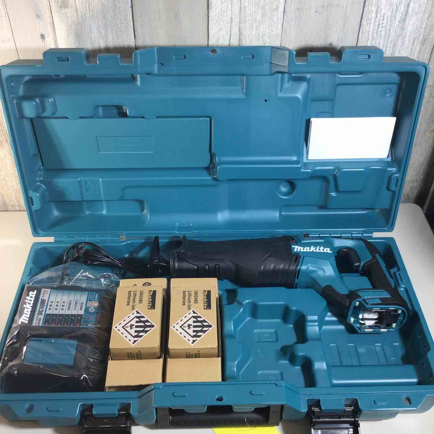 ♥品 マキタ makita コードレス レシプロソー バッテリー-充電器付 フルセット 充電式 18 V