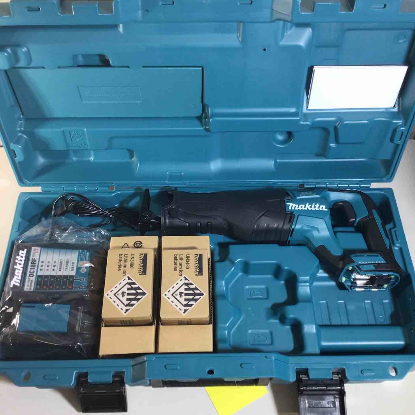 ♥品 マキタ makita コードレス レシプロソー バッテリー-充電器付 フルセット 充電式 18 V