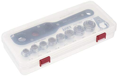 迅速に発送 アネックス ANEX オフセットアダプター19 対辺19 mm ケース付 マルチセット AOA 19 S 2 狭いところのネジやナット回しに 狭所作業 ナット回し ネジ回し ストレート 工具 9 f 1 b e 44