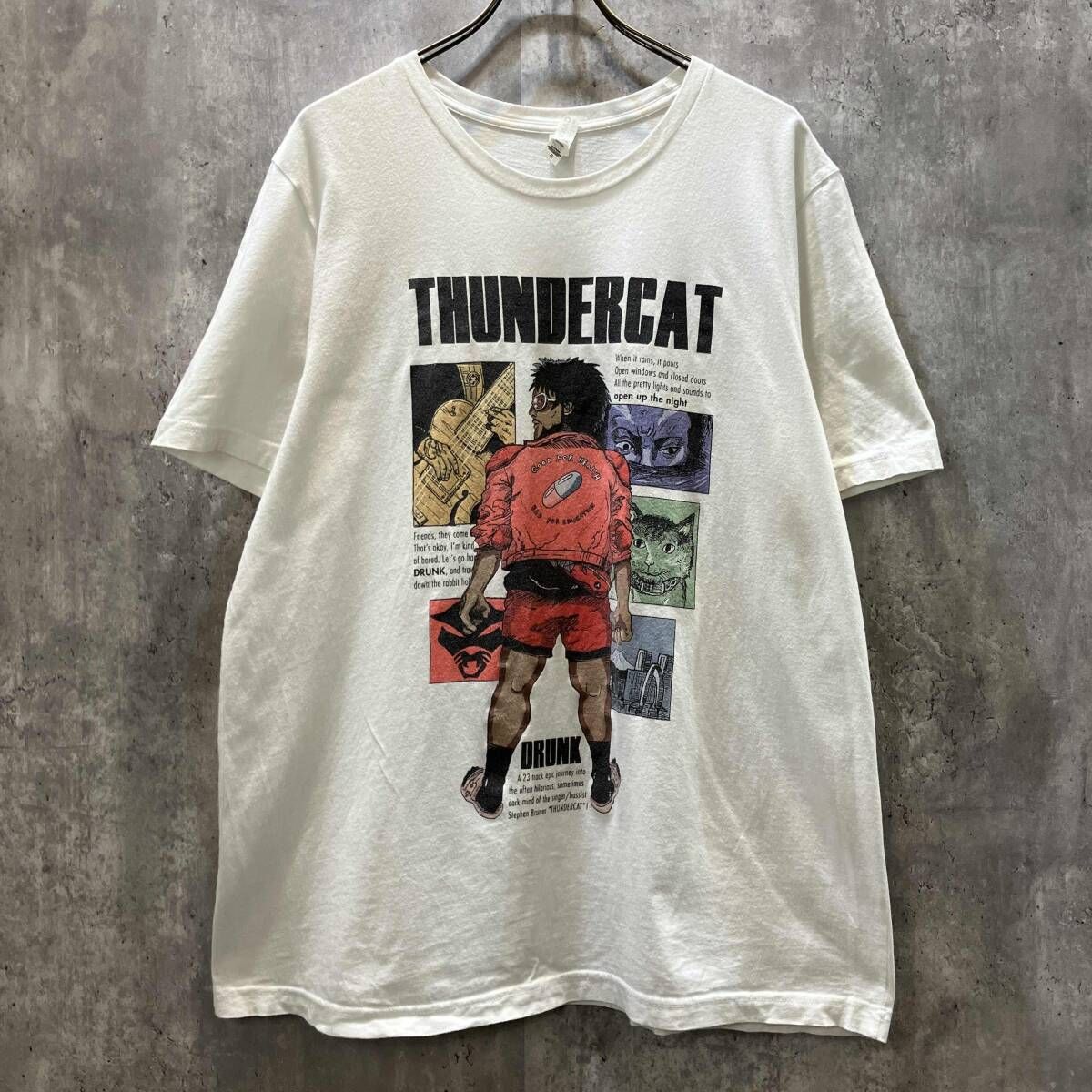 BELLA CANVAS 半袖Tシャツ THUNDERCAT AKIRAオマージュ sizeXL ホワイト ベラキャンバス