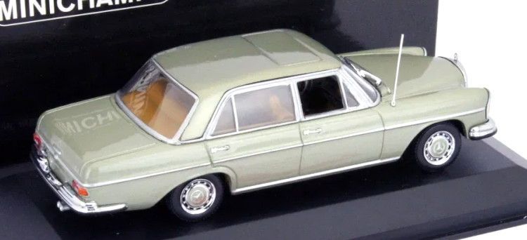 ミニチャンプス 1|43 メルセデス ベンツ 300 SEL 6.3 W 109 1968 グリーンメタリック Minichamps 1 43 -BENZ BRIGHT GREEN Metallic