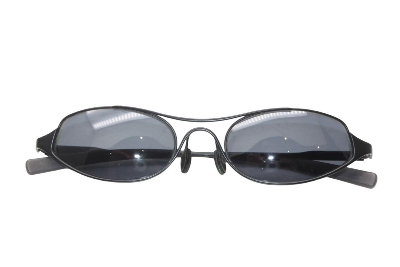 PRADA プラダ オーバル サングラス アイウェア SPR60A 7AB-1A1 メタル