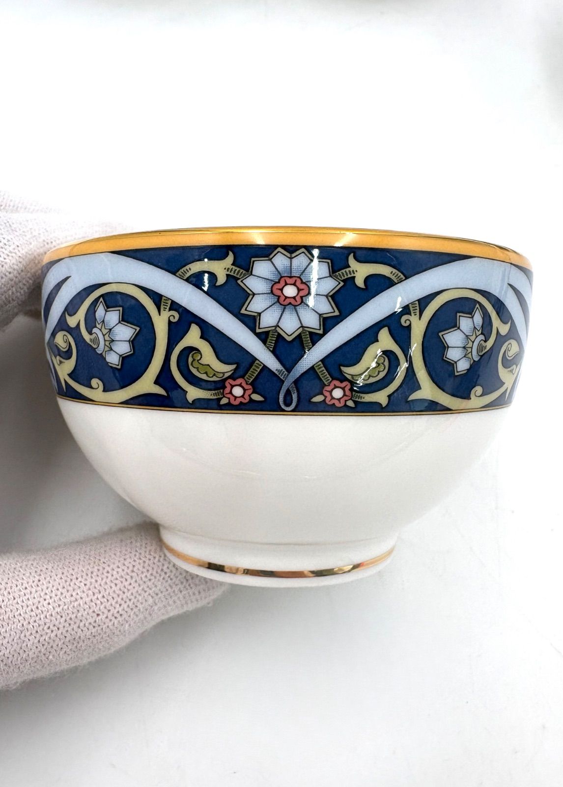 ♥保管品 WEDGWOOD ウェッジウッド ブルーエレファント ジャパニーズティーカップ 湯呑み セット