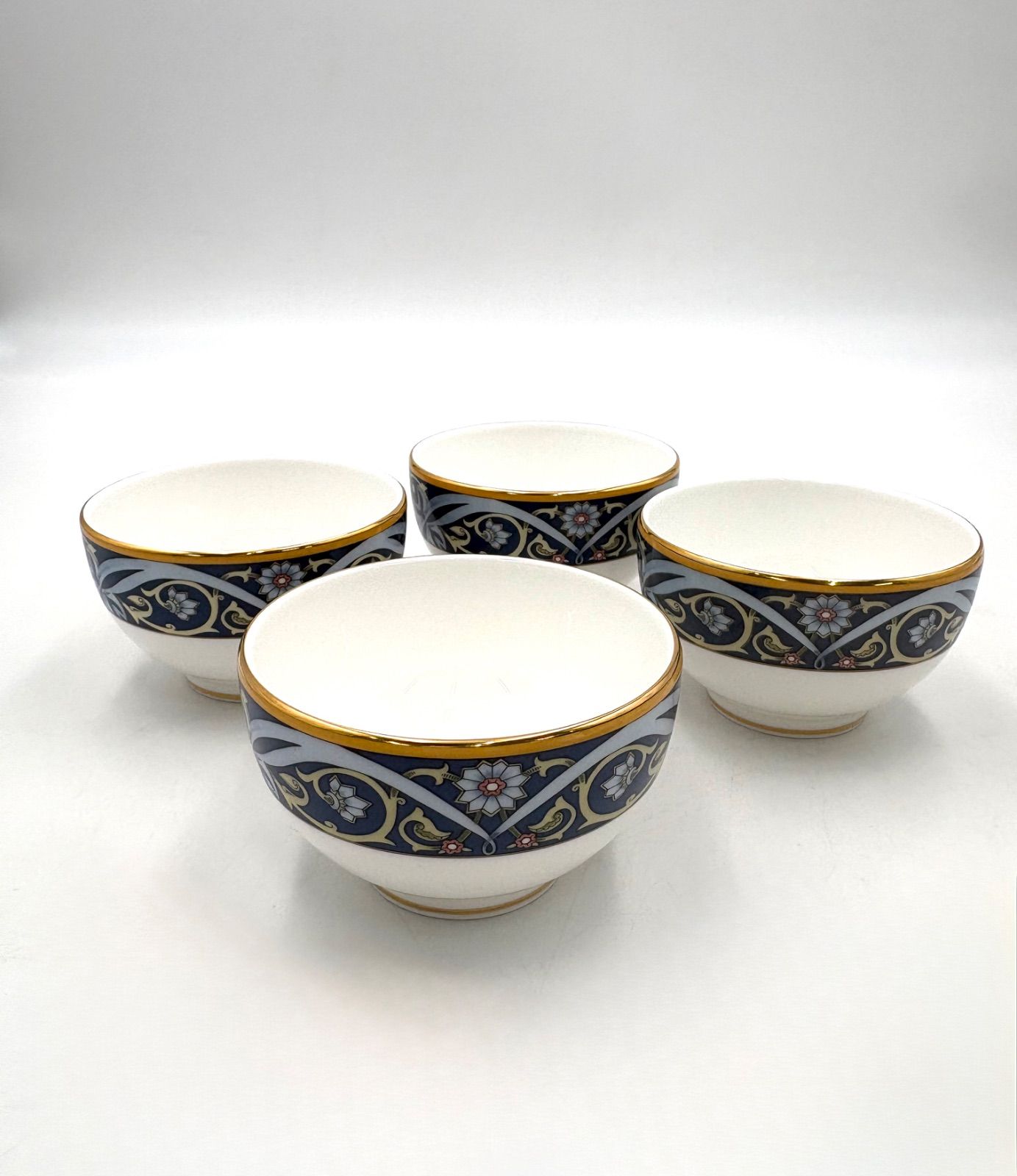 ♥保管品 WEDGWOOD ウェッジウッド ブルーエレファント ジャパニーズティーカップ 湯呑み セット