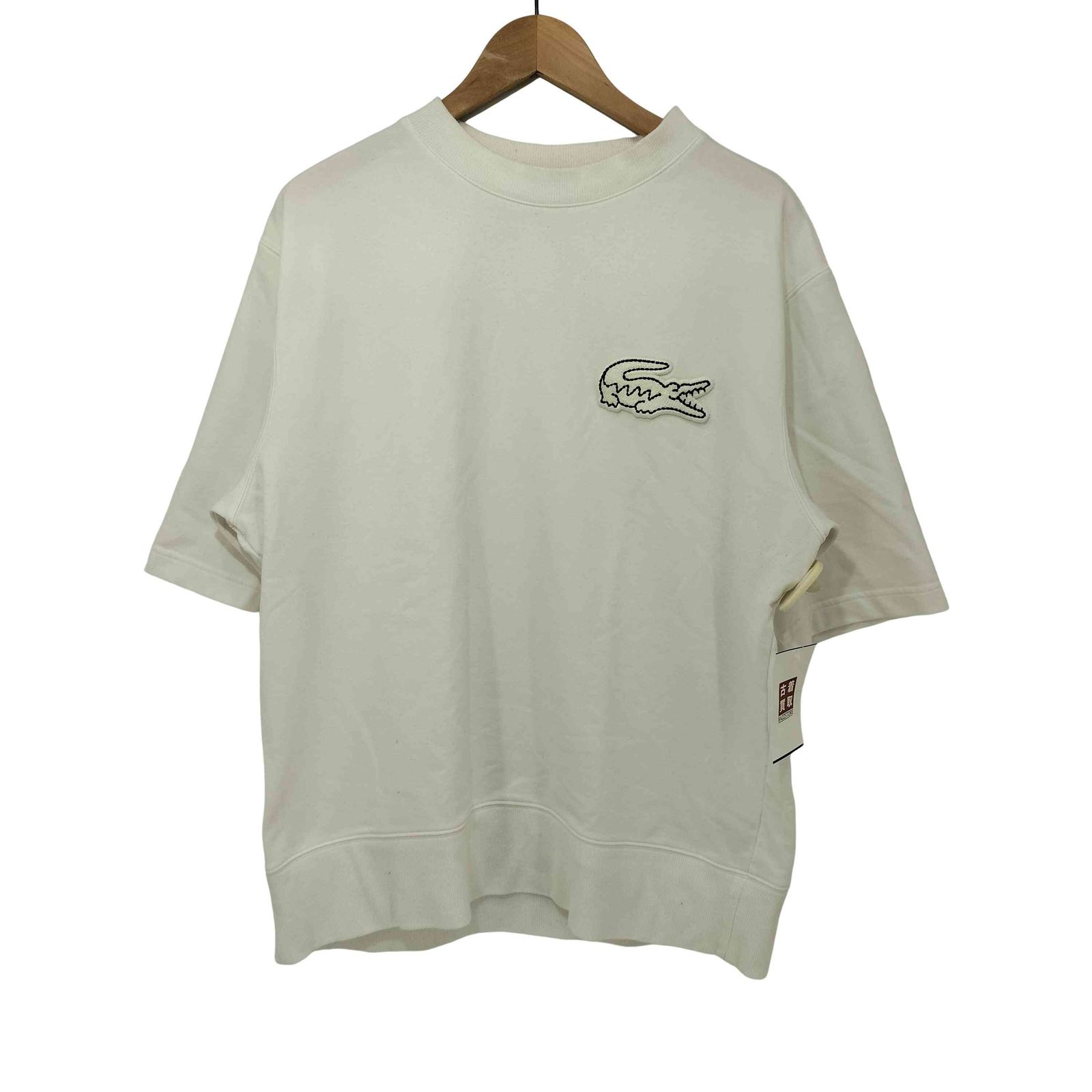 ラコステ LACOSTE オーバーサイズ クロックエンブレム スウェット T 