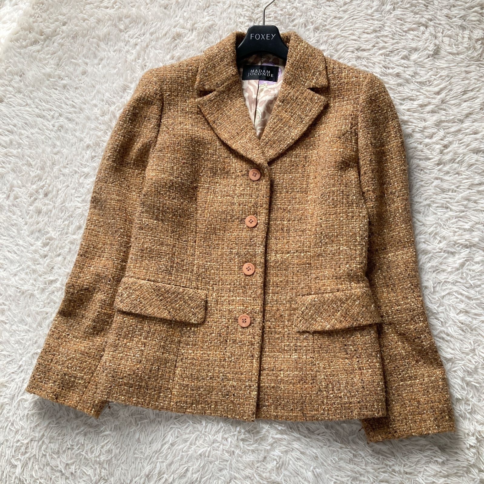 良品 マダムジョコンダ MADAM JOCONDE テーラードジャケット 高級 