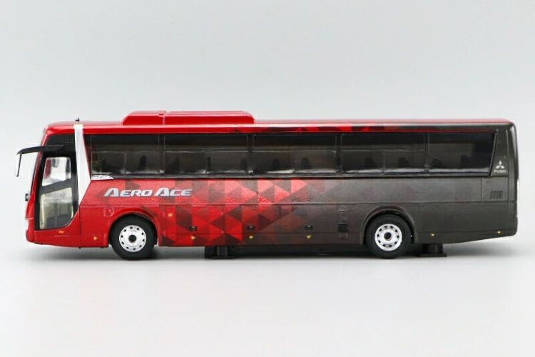 ATLAS 1 43 三菱 ふそう エアロエース バス レッド MITSUBISHI FUSO AERO ACE BUS RED