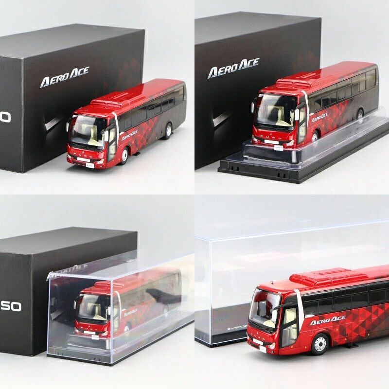 ATLAS 1|43 三菱 ふそう エアロエース バス レッド 1 43 MITSUBISHI FUSO AERO ACE BUS RED