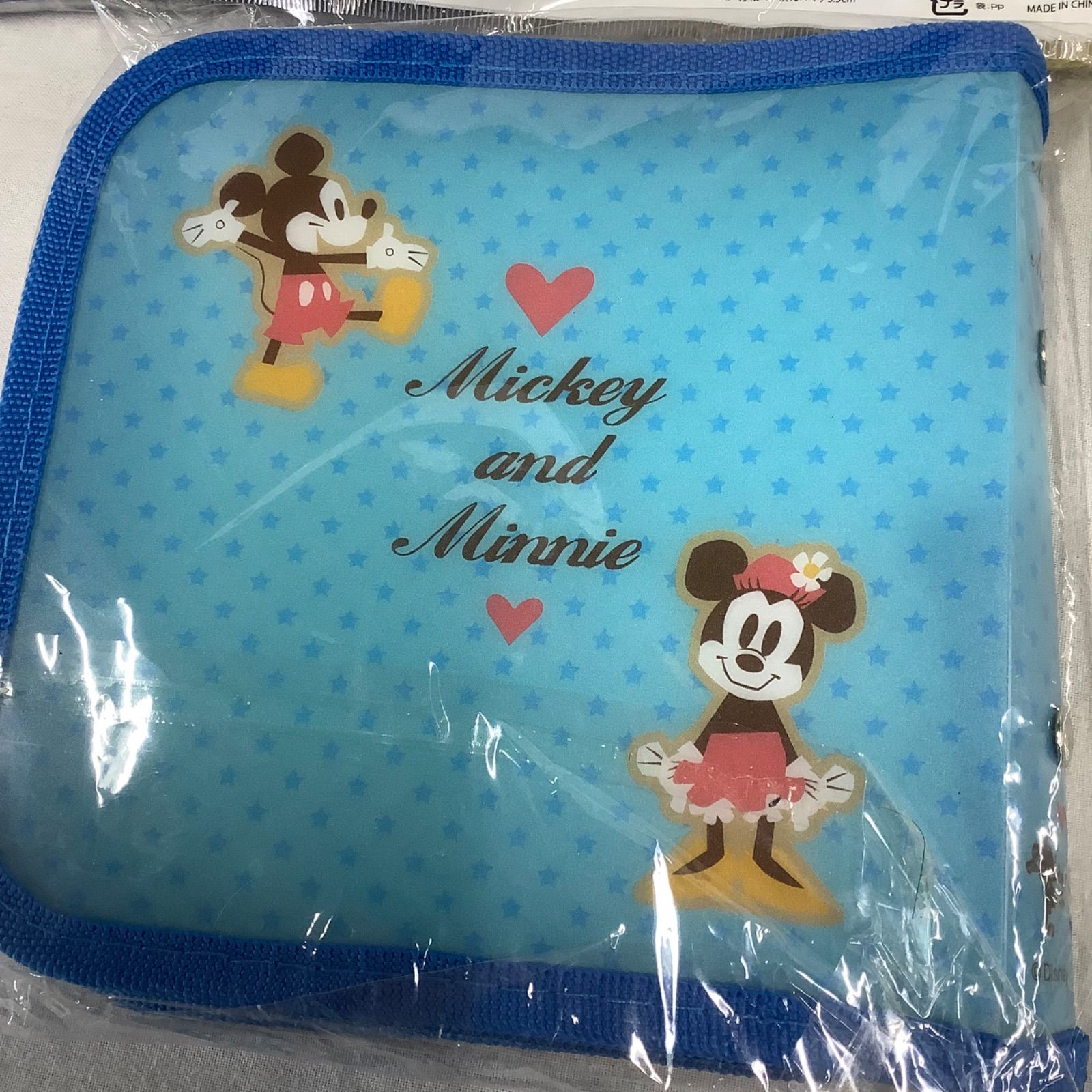 ディズニー CD/DVDケース（24枚収納可） 4つまとめて ミッキー、ミニー