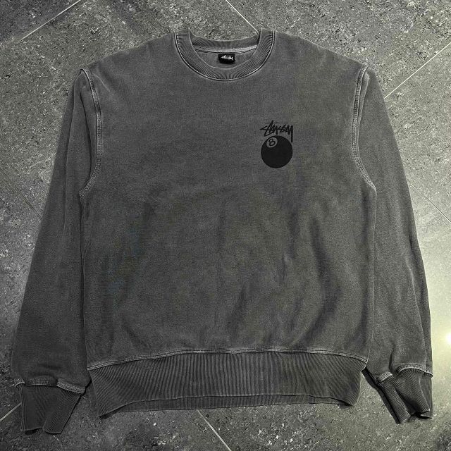 ステューシー STUSSY 8 BALL CREW スウェット グレー 【公式通販】