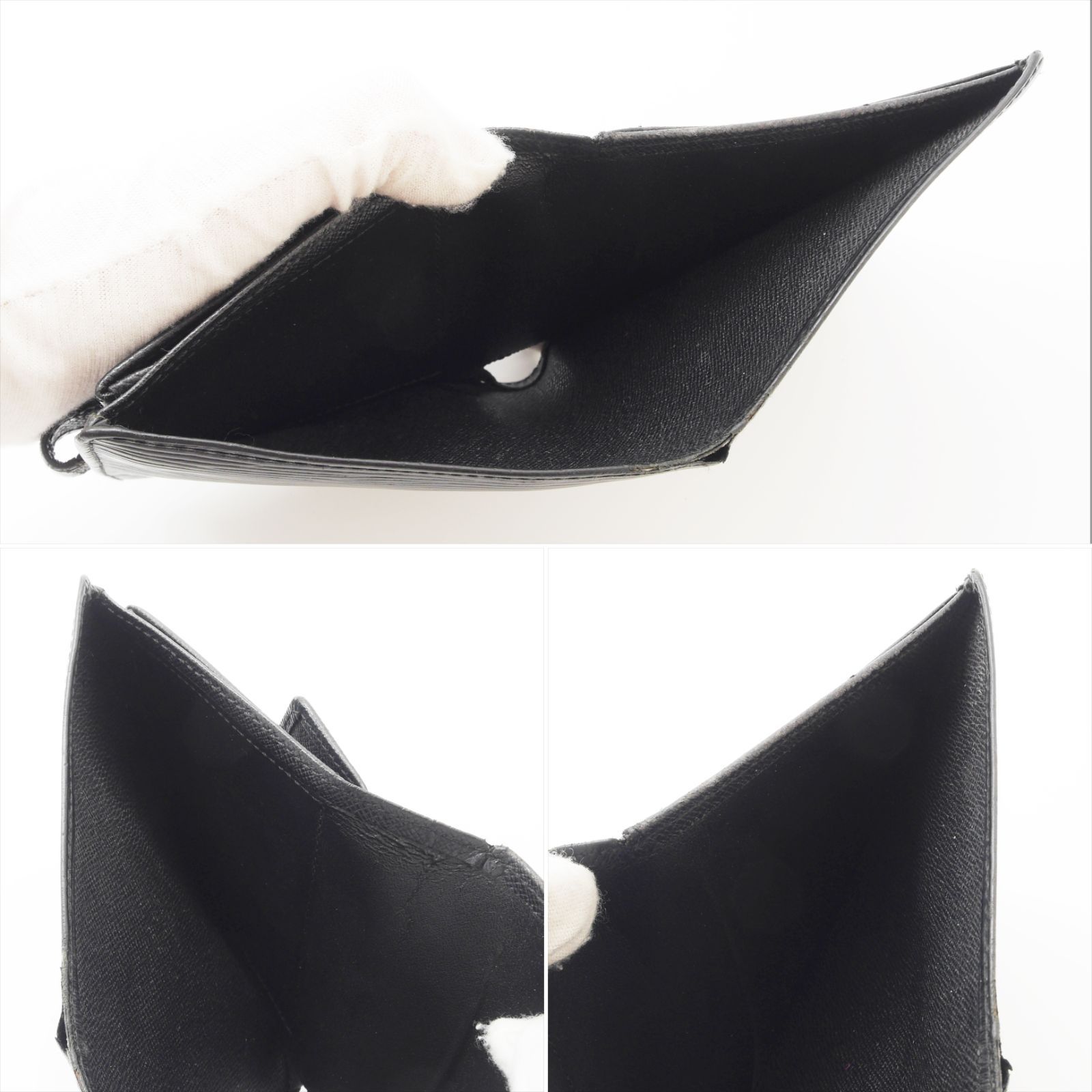 美品】 ルイヴィトン エピ ポルトビエ コンパクト 二つ折り財布