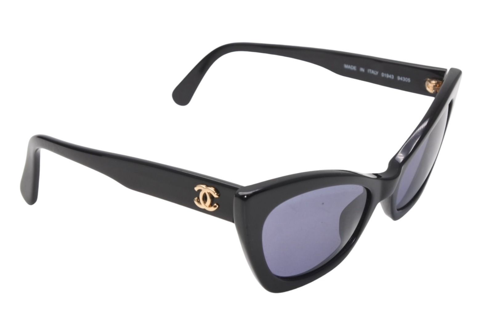 CHANEL シャネル サングラス 01943 ココマーク キャッツアイ べっ甲 極美品 CHANEL シャネル ココマーク キャッツアイシェイプ サングラス
