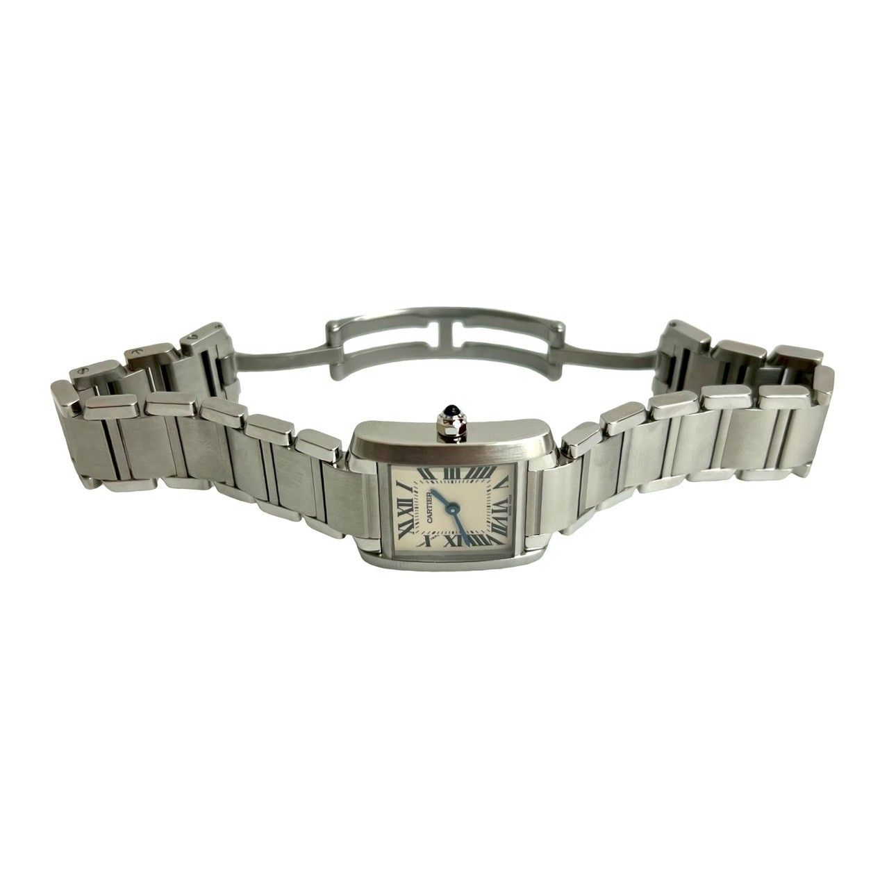 稼働品 極 美品 希少品 CARTIER カルティエ タンク フランセーズ SM 