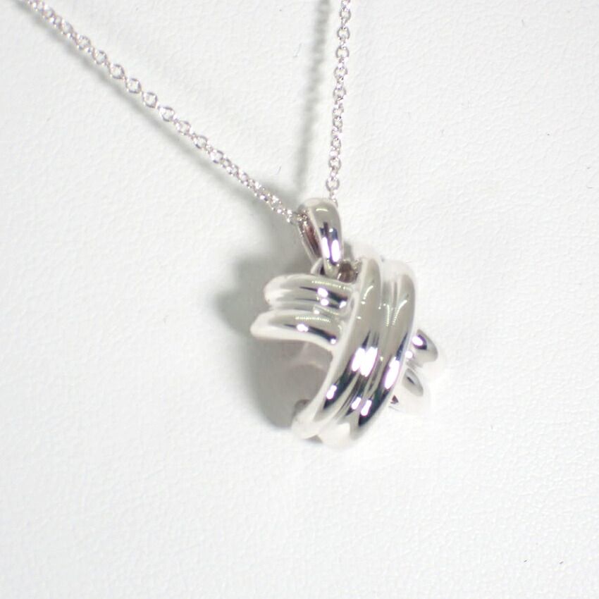 ティファニー 925/750 シグネチャー クロス ペンダント/j153-7 - メルカリ