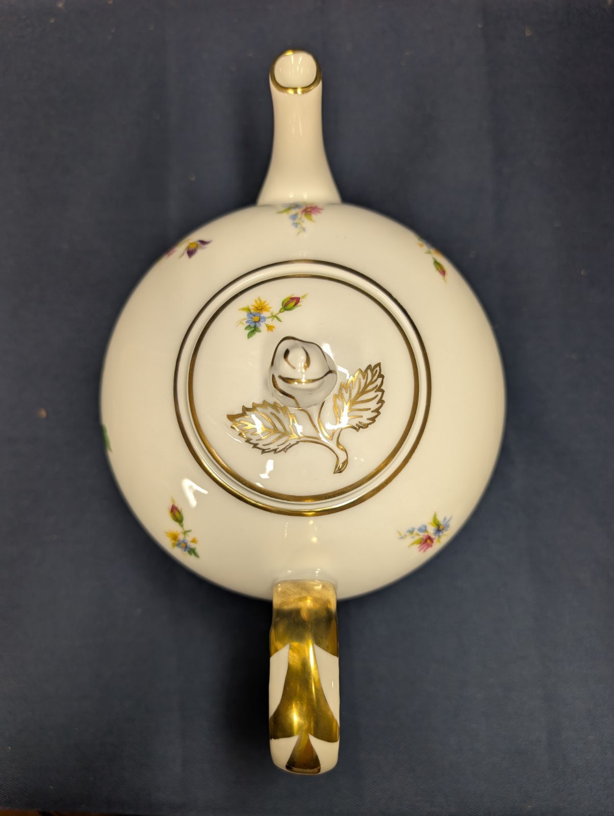 ババリア 花模様ティーポット&ミルクポット