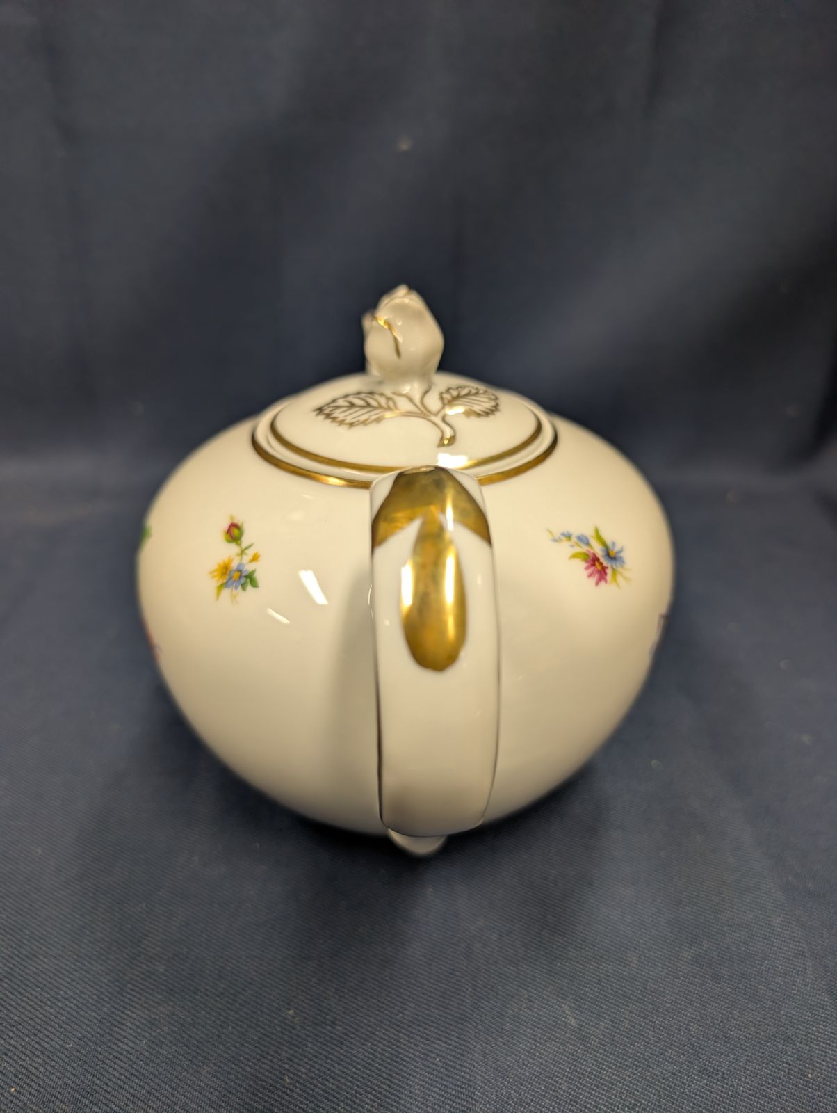 ババリア 花模様ティーポット&ミルクポット