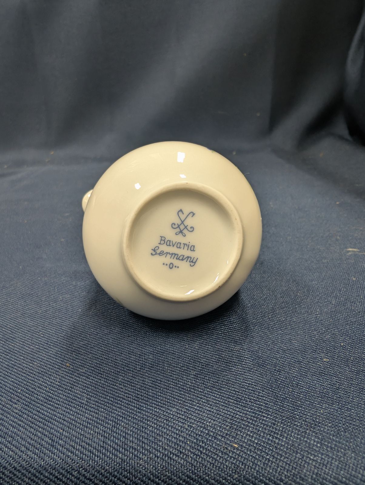 ババリア 花模様ティーポット&ミルクポット