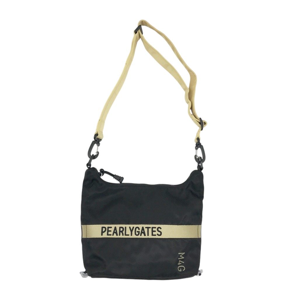 PEARLY GATES パーリーゲイツ 2025年モデル 2WAY カートバッグ ニコちゃん ブラック系 FR 240101613135 ゴルフウェア ストスト