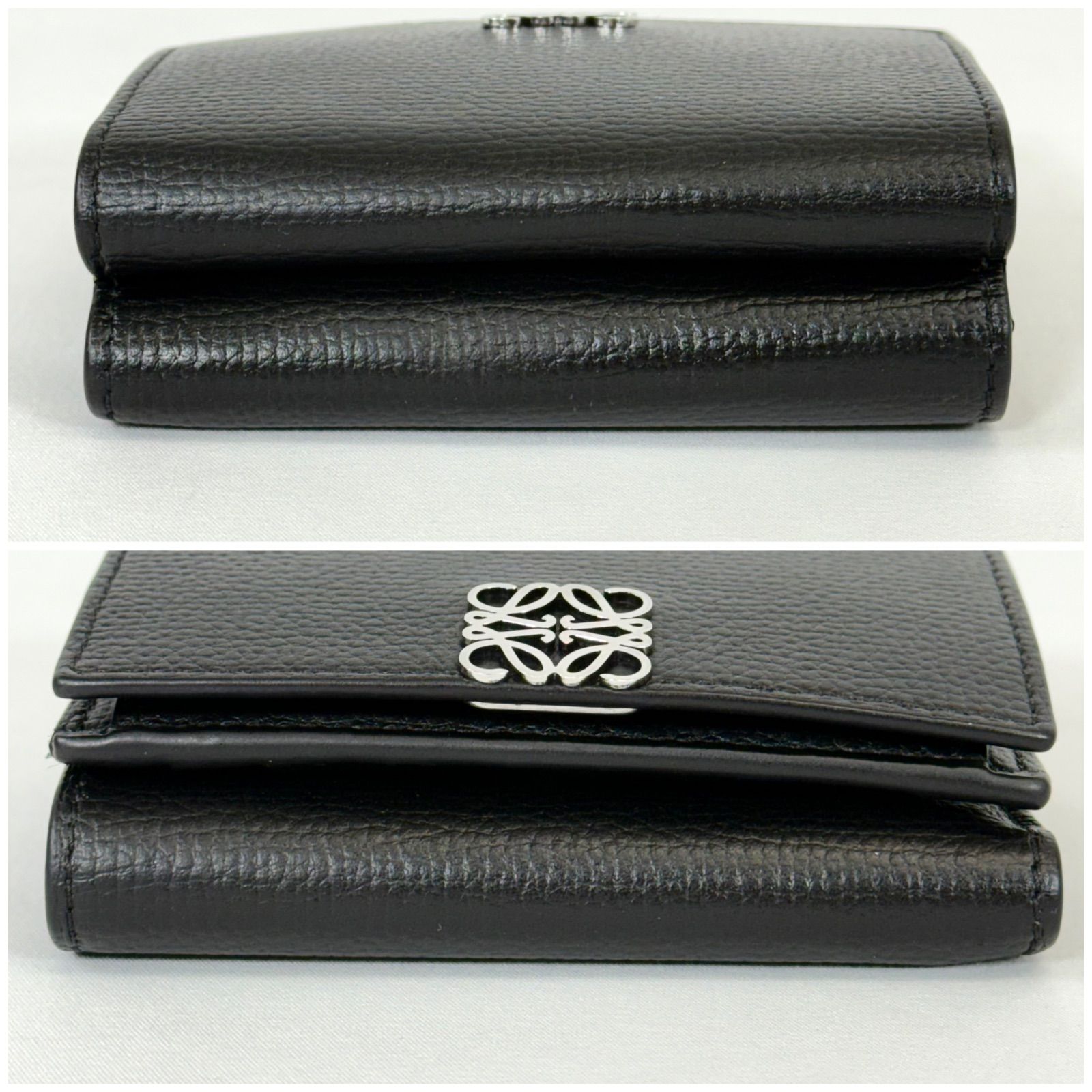 人気・美品】LOEWE ロエベ アナグラム トライフォールド Wホック 