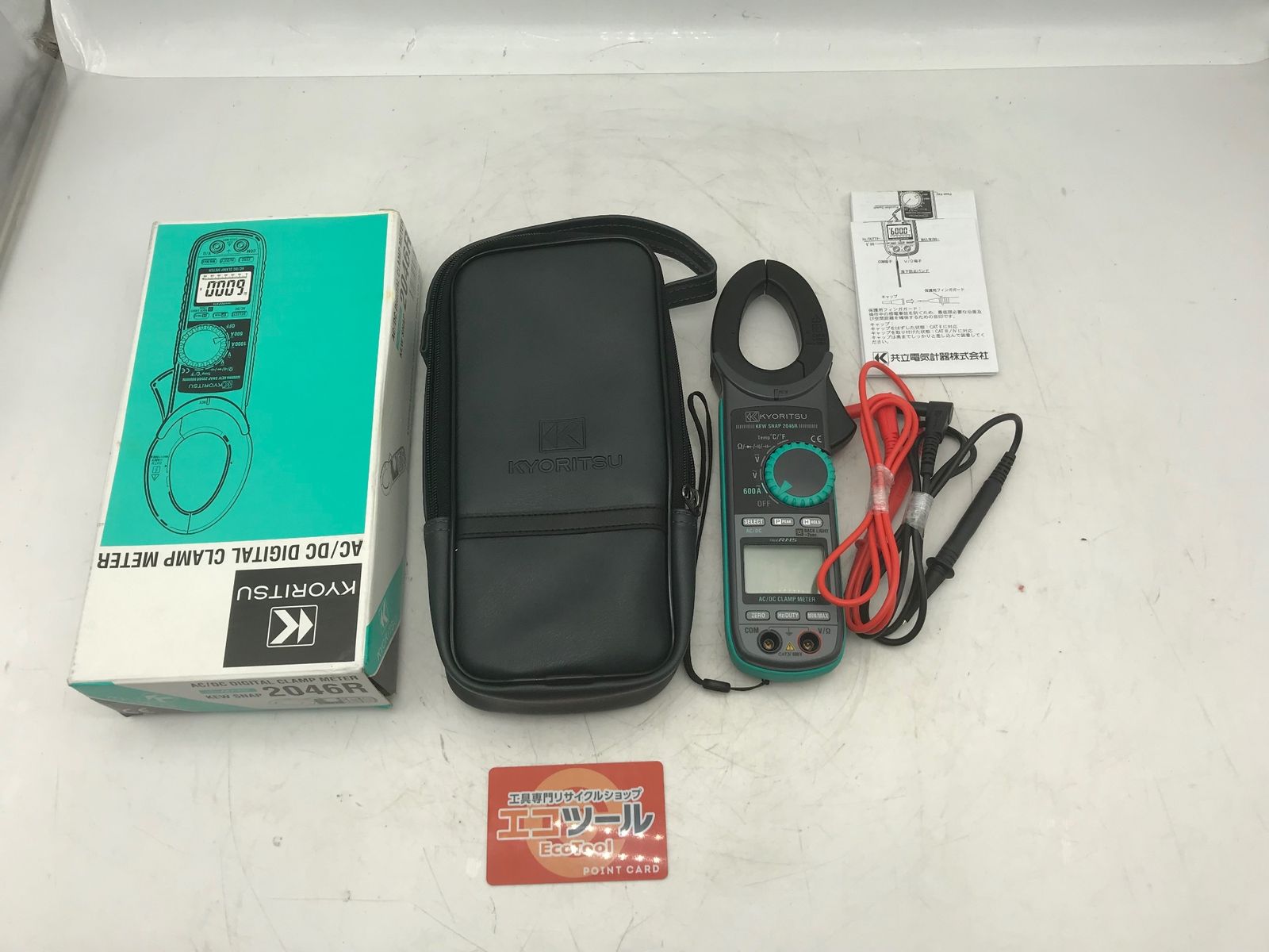 品 |共立電気計器 2046 R キュースナップ AC|DC電流測定用クランプメータ IT_FF 6 UG 小牧 M 04