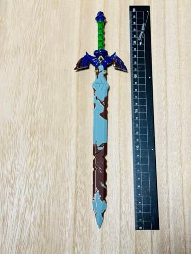 30 cm錆びたマスターソード 剣 ミニ武器 キーホルダー アクセサリ フィギュア ドール 人形 ディスプレイ ps 4 5 アニメ ゲーム PC パソコン 合金 おもちゃ メタル ミニチュア 伝説po f 3322548