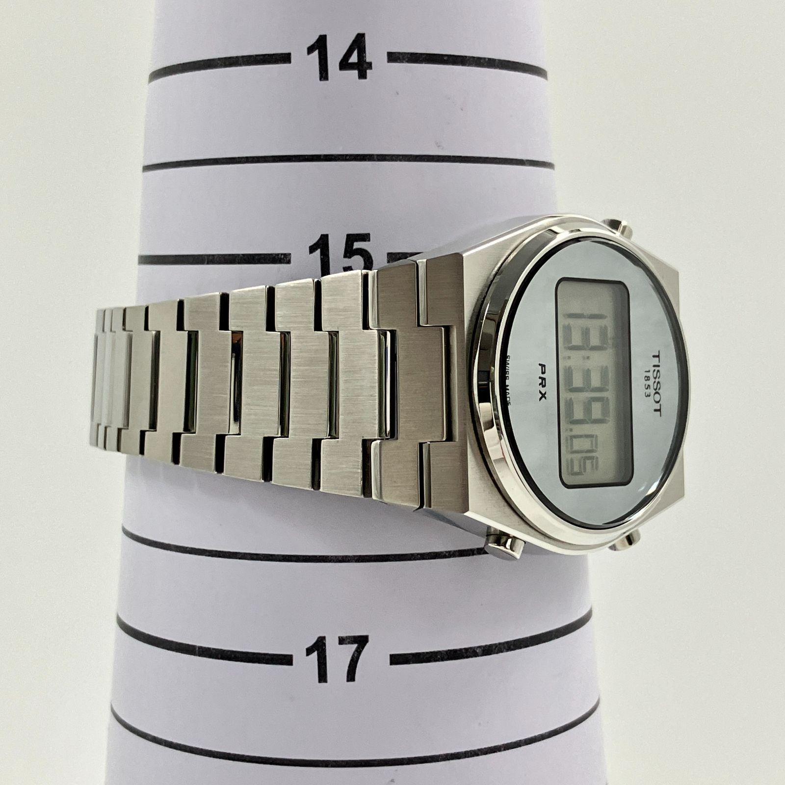 美品】ティソ TISSOT PRX デジタル T137263A 腕時計 シルバー クォーツ