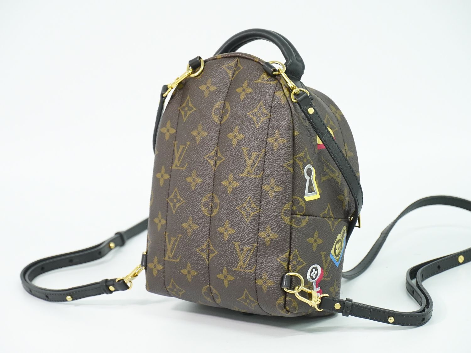 本物 ルイヴィトン LOUIS VUITTON LV パームスプリングス MINI ラ