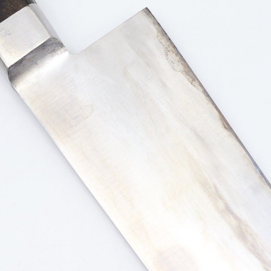 天味寿楽 上鍛造白紙二号 牛刀 九寸 鍔付き柄 刃渡り約270 mm 洋包丁