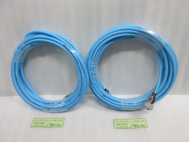 当店オリジナル品 常圧用 マッハ Mach スムージーエアホース ワンタッチソケット 5ｍｍ×8ｍｍ×15ｍ 5ｍｍ×8ｍｍ×10ｍ 2点 大工 造作