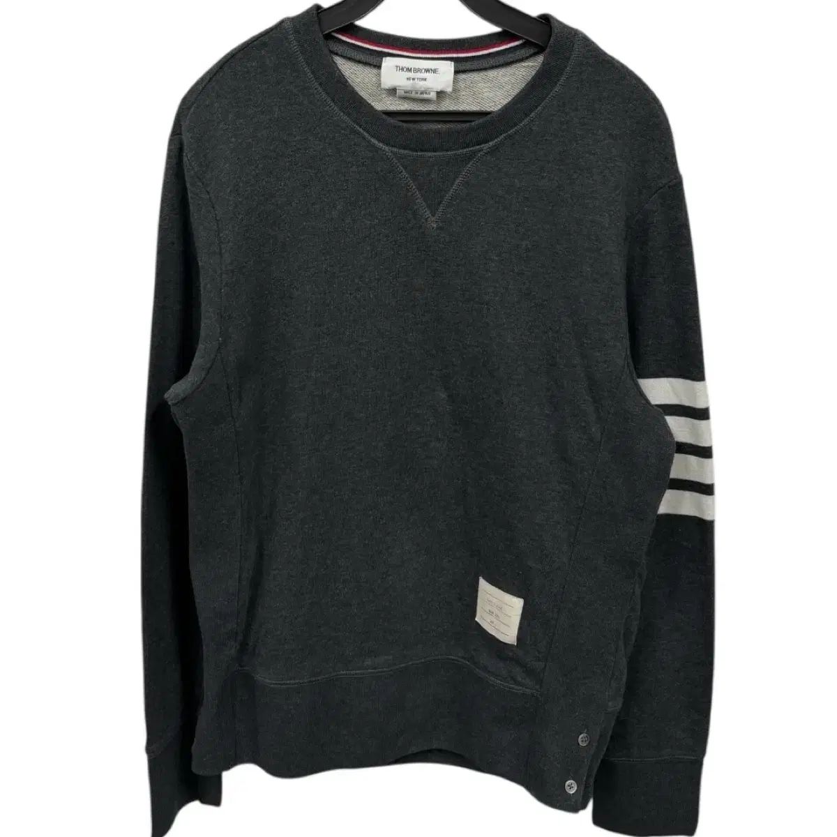 THOM BROWNE 4BAR クルーネック スウェット メンズ 2 サイズ トム・ブラウン 4バー スウェット 2 ショップからお知らせ 【公式通販】